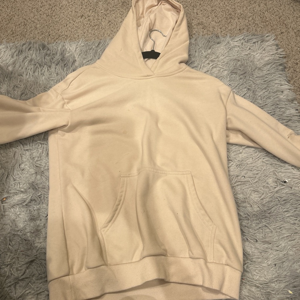 Cream Hoodie